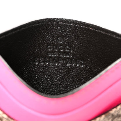 Gucci GG Supreme Stars Card Holder Pink 6 of 7