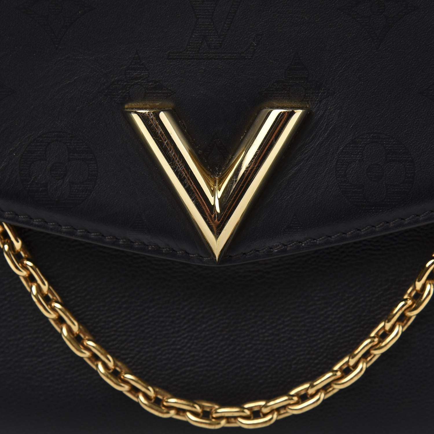 Louis Vuitton Calfskin Monogram Very Messenger Black 12 of 12