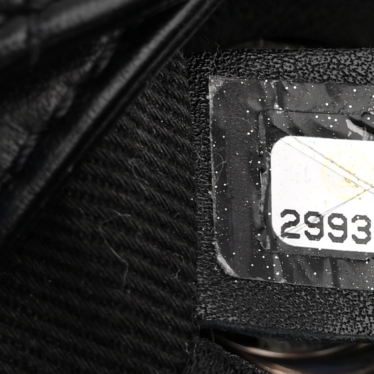 Calfskin Quilted CC Uniform Flap Belt Bag Black