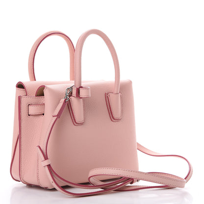 MCM Grained Calfskin Mini Milla Tote Pink Blush 2 of 9