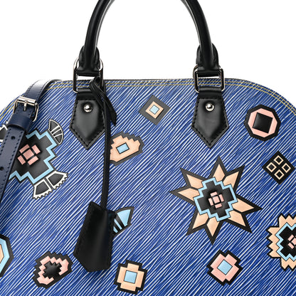 Louis Vuitton Epi Azteque Alma PM Denim Light 8 of 19