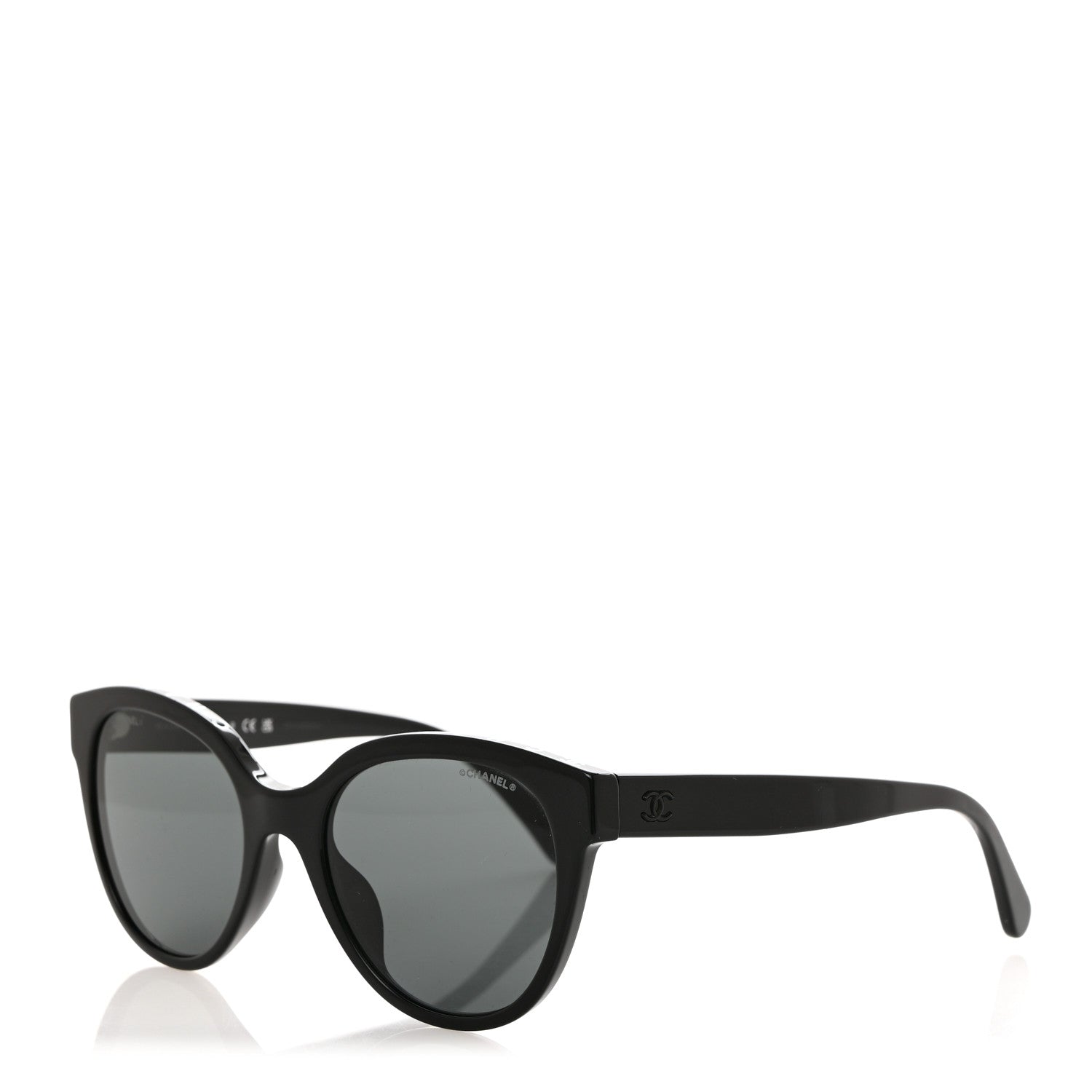 Chanel Acetate CC Butterfly Sunglasses 5414-A Black 1 of 9