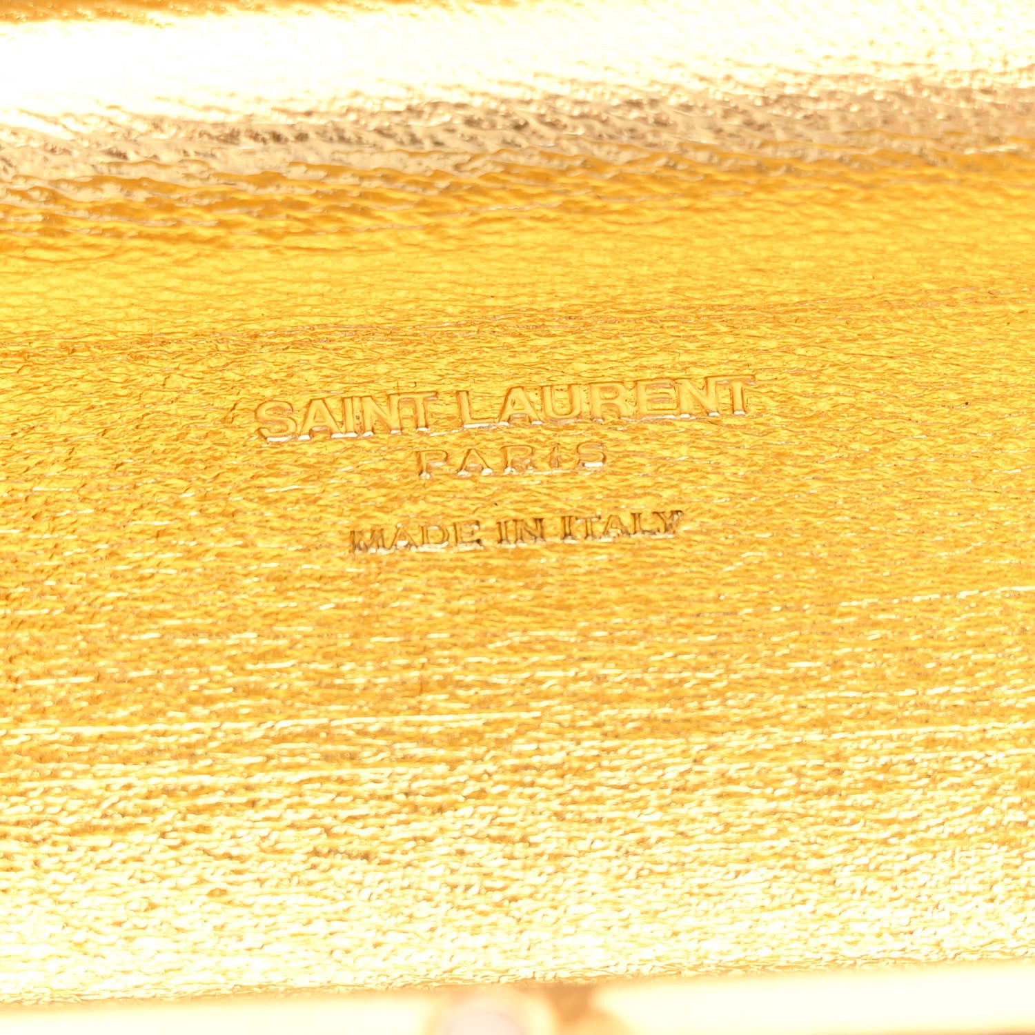 Saint Laurent Ribbed Plexiglass Lambskin Fringe Monogram Opium Box Bag Gold 6 of 10