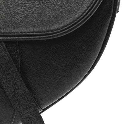 Christian Dior Calfskin Saddle Bag Black 13 of 19