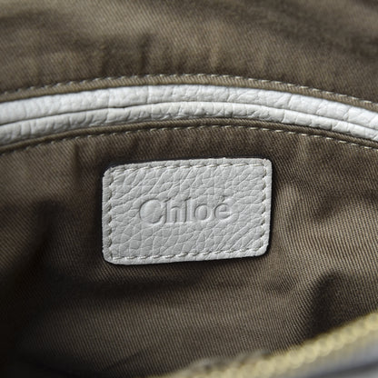 Chloe Calfskin Medium Marcie Satchel Cashmere Grey 7 of 11