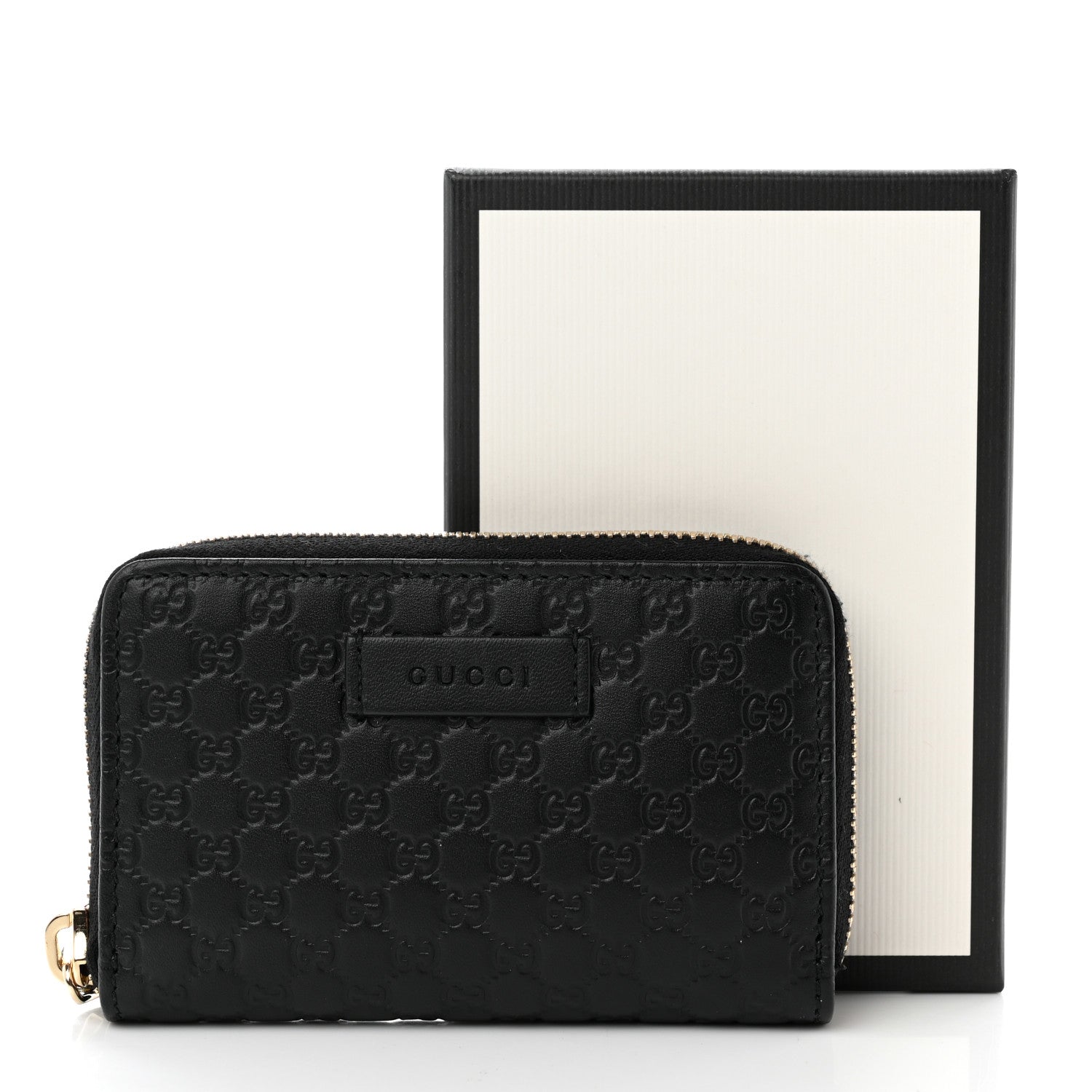 Gucci Microguccissima Zip Around Card Case Black 7 of 7
