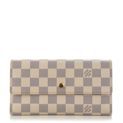 Louis Vuitton Damier Azur Porte Tresor International Wallet 1 of 9