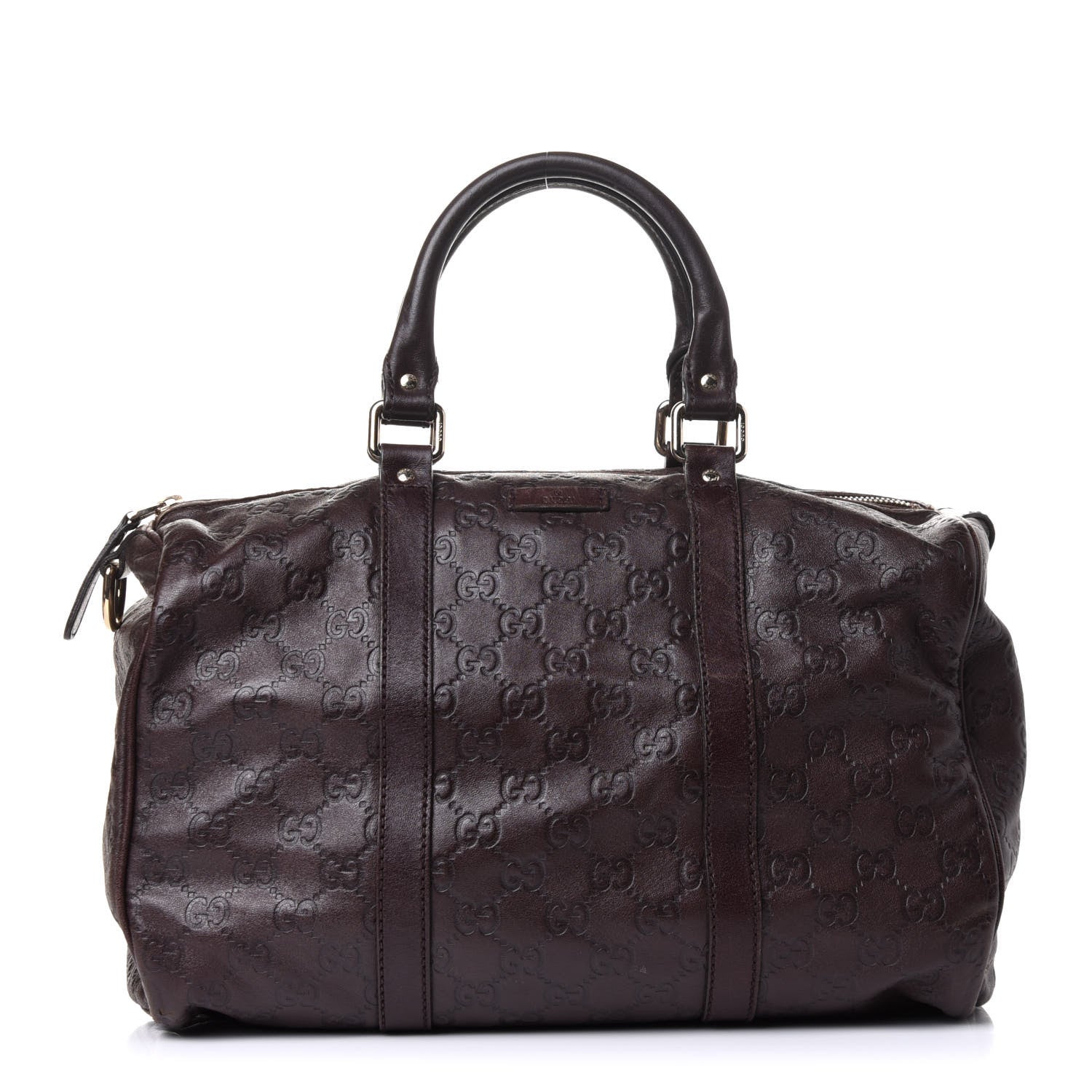 Gucci Guccissima Medium Joy Boston Dark Brown 1 of 12