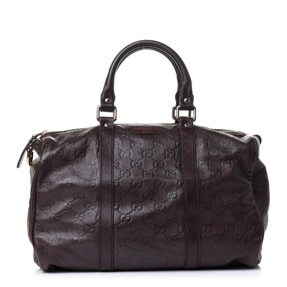 Gucci Guccissima Medium Joy Boston Dark Brown 1 of 12