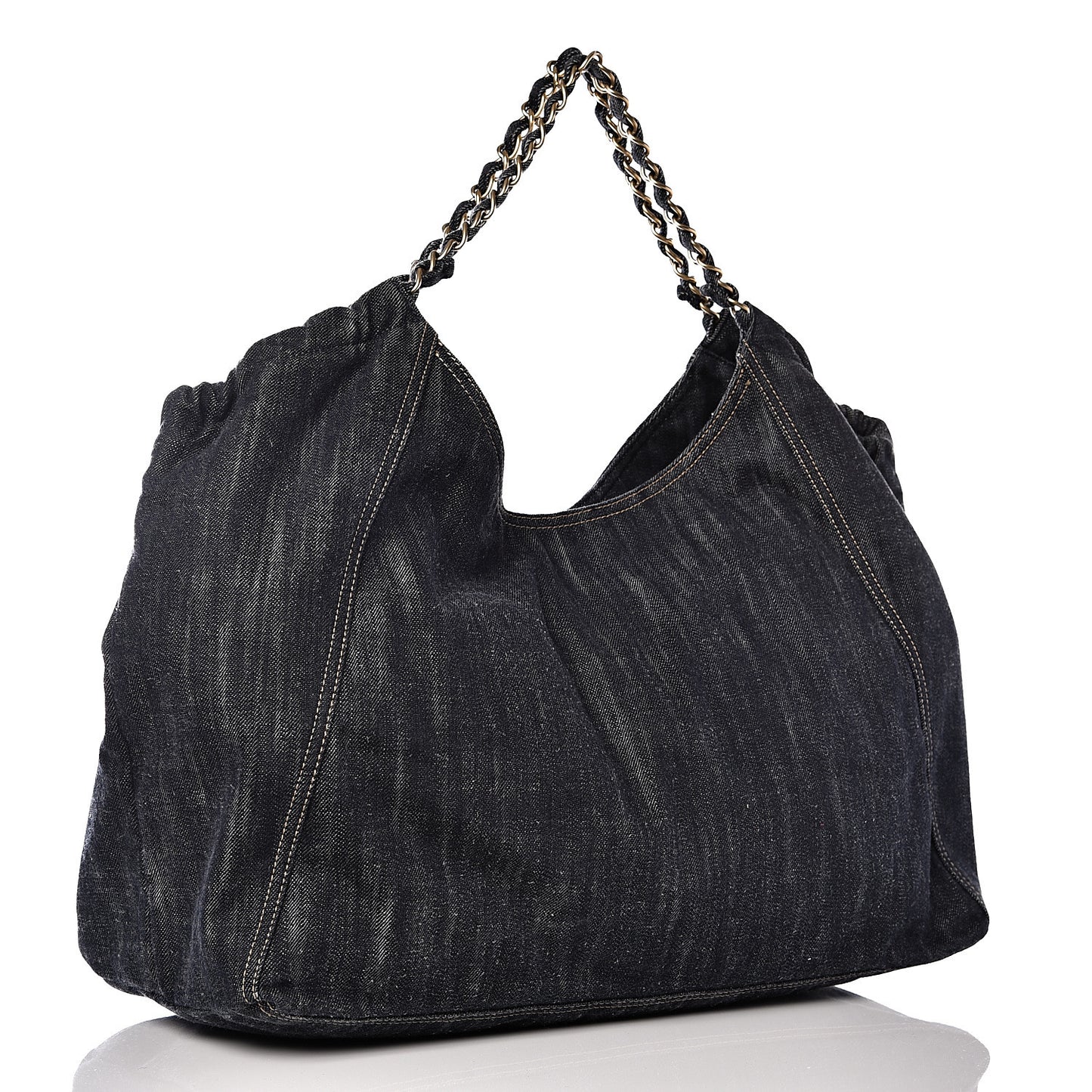 Denim XL Coco Cabas Tote Dark Blue