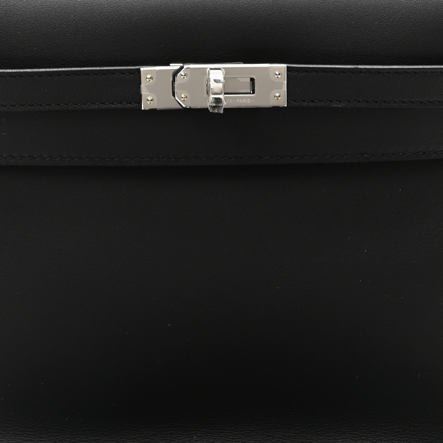 Hermes Swift Kelly Danse Anate Fringed Belt Bag Black 6 of 10