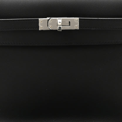 Hermes Swift Kelly Danse Anate Fringed Belt Bag Black 6 of 10