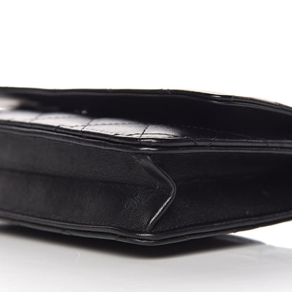 Chanel Lambskin Quilted Wallet On Chain WOC Black 10 of 11