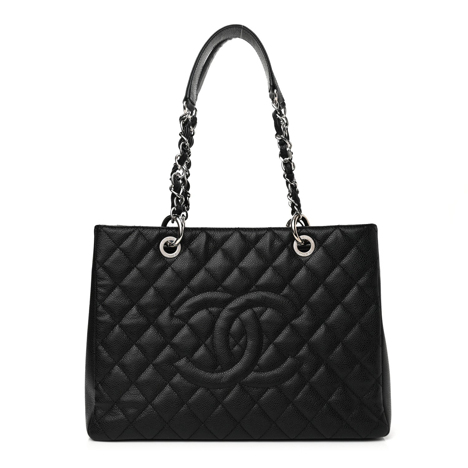 Chanel Caviar Quilted Grand Shopping Tote GST Black 1 of 10