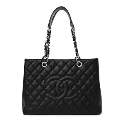 Chanel Caviar Quilted Grand Shopping Tote GST Black 1 of 10