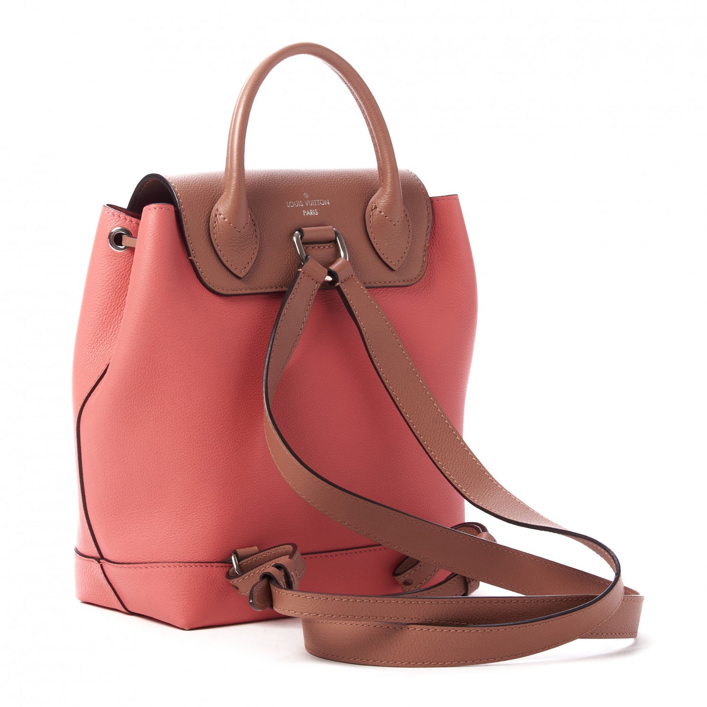 Soft Calfskin Lockme Backpack Pink