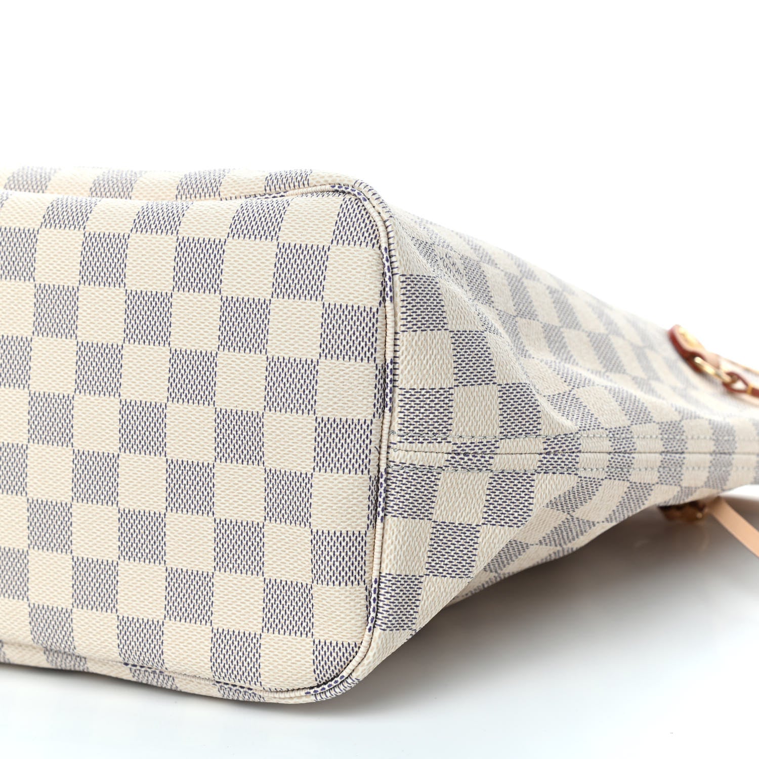 Louis Vuitton Damier Azur Neo Neverfull MM Rose Ballerine 8 of 9