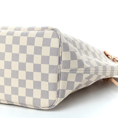 Louis Vuitton Damier Azur Neo Neverfull MM Rose Ballerine 8 of 9