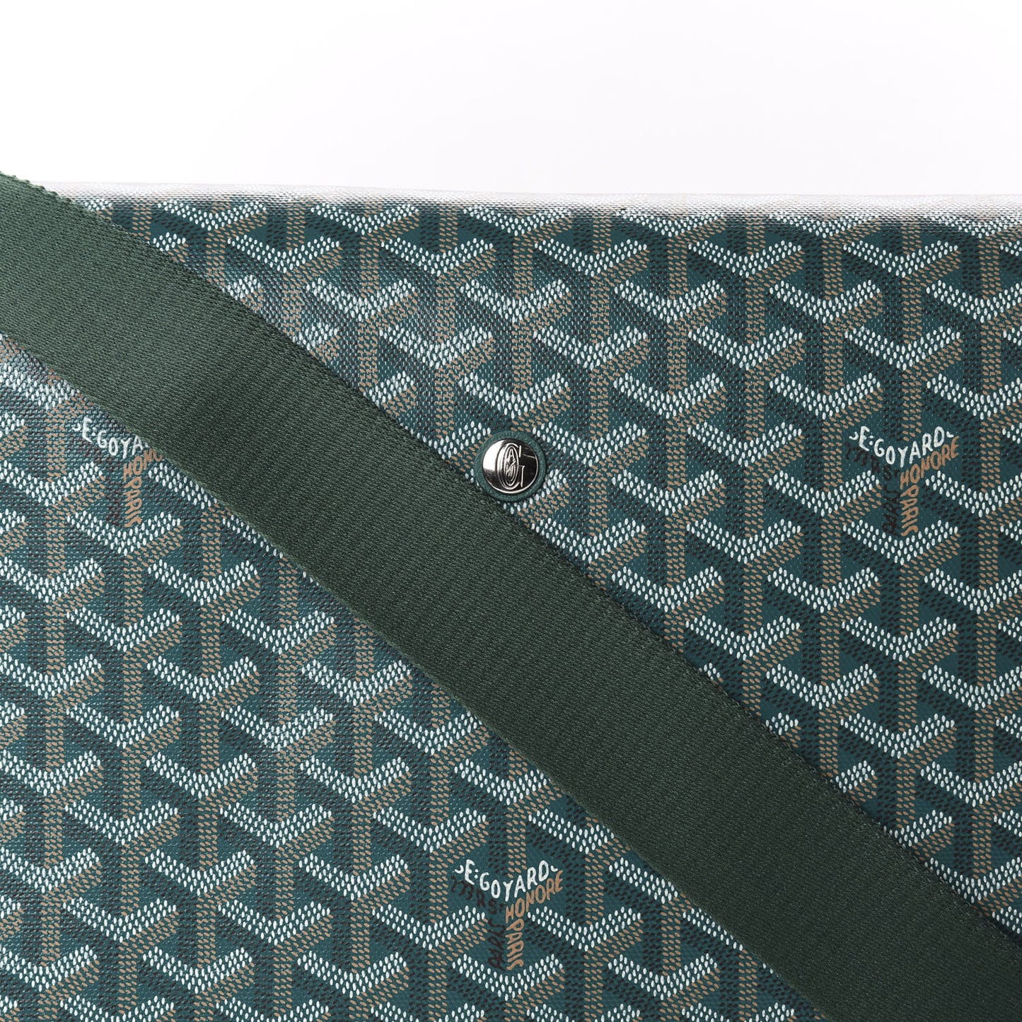 Goyardine Capetien Messenger Bag Green