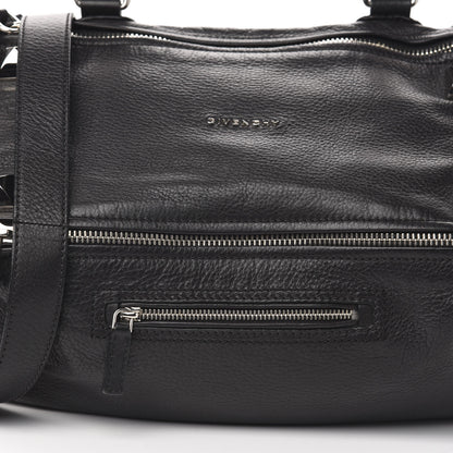 Givenchy Pebbled Calfskin Medium Pyramid Stud Pandora Black 10 of 10