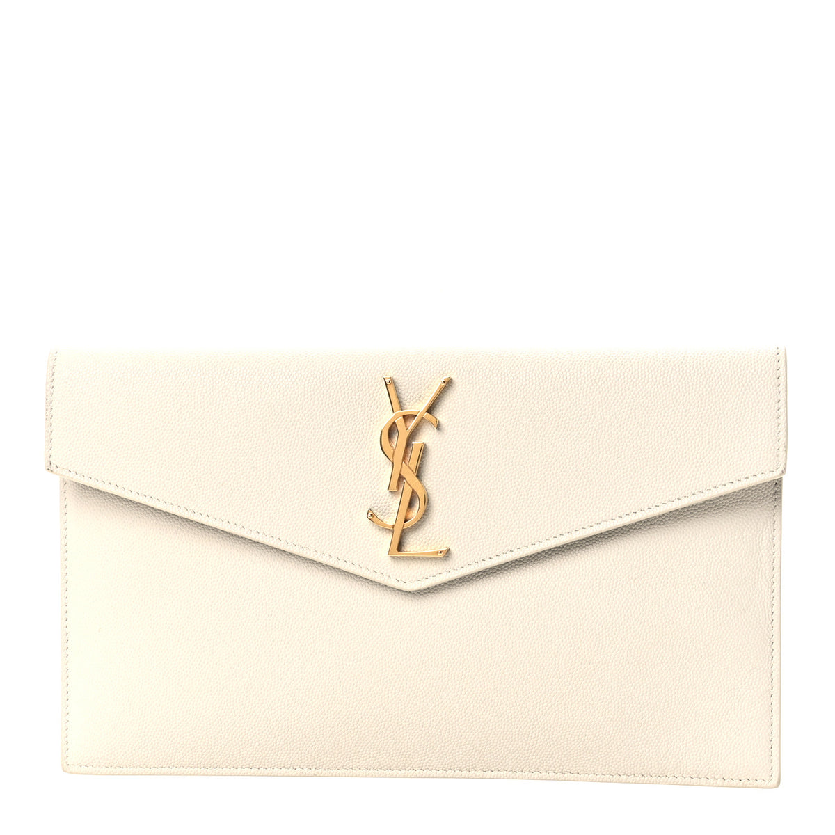 Saint Laurent Grain De Poudre Uptown Pouch Crema Soft 1 of 9