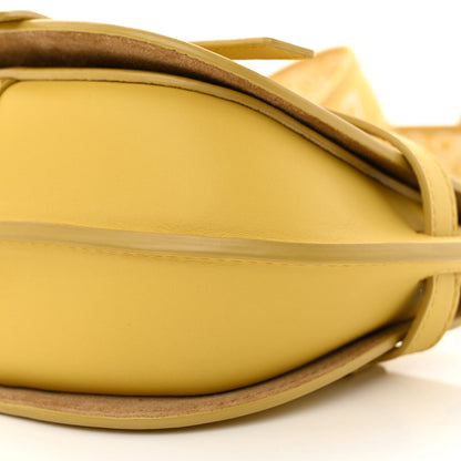 Loewe Calfskin Jacquard Mini Gate Dual Bag Dark Yellow 10 of 10