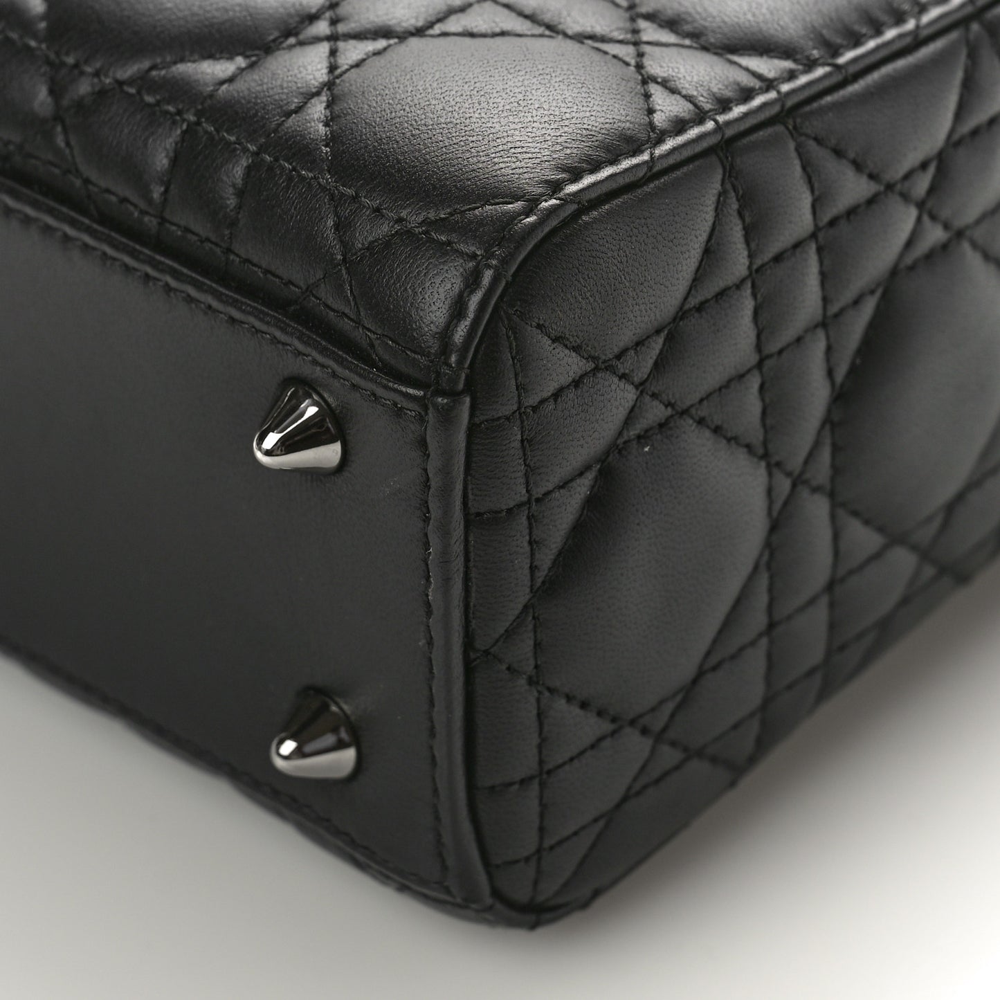 Lambskin Cannage Small My ABCDior Lady Dior Black