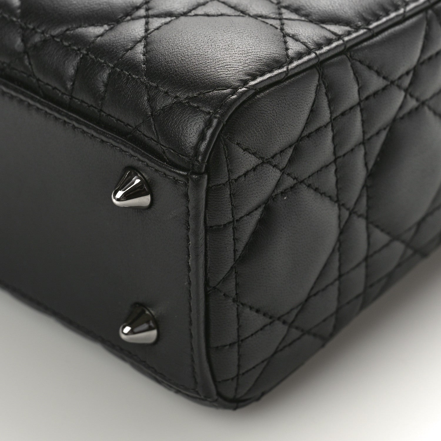 Christian Dior Lambskin Cannage Small My ABCDior Lady Dior Black 8 of 8