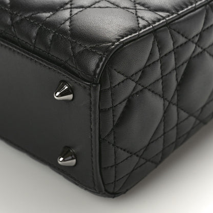 Christian Dior Lambskin Cannage Small My ABCDior Lady Dior Black 8 of 8