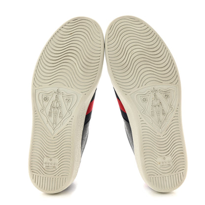 Gucci GG Supreme Monogram Ayers Web Mens New Ace Sneakers 9.5 Black 5 of 10