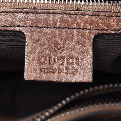 Gucci Monogram Bamboo Bar Medium Tote Brown 6 of 9