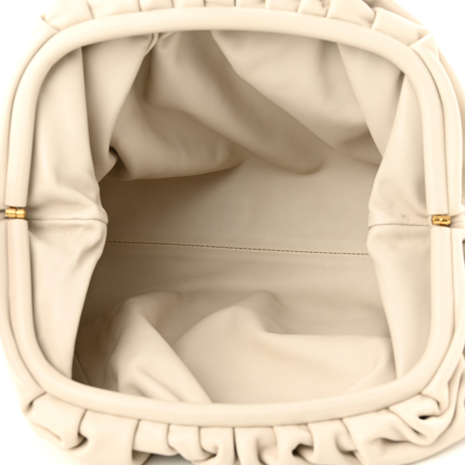 Bottega Veneta Smooth Butter Calf The Pouch Oversized Clutch Plaster 5 of 11