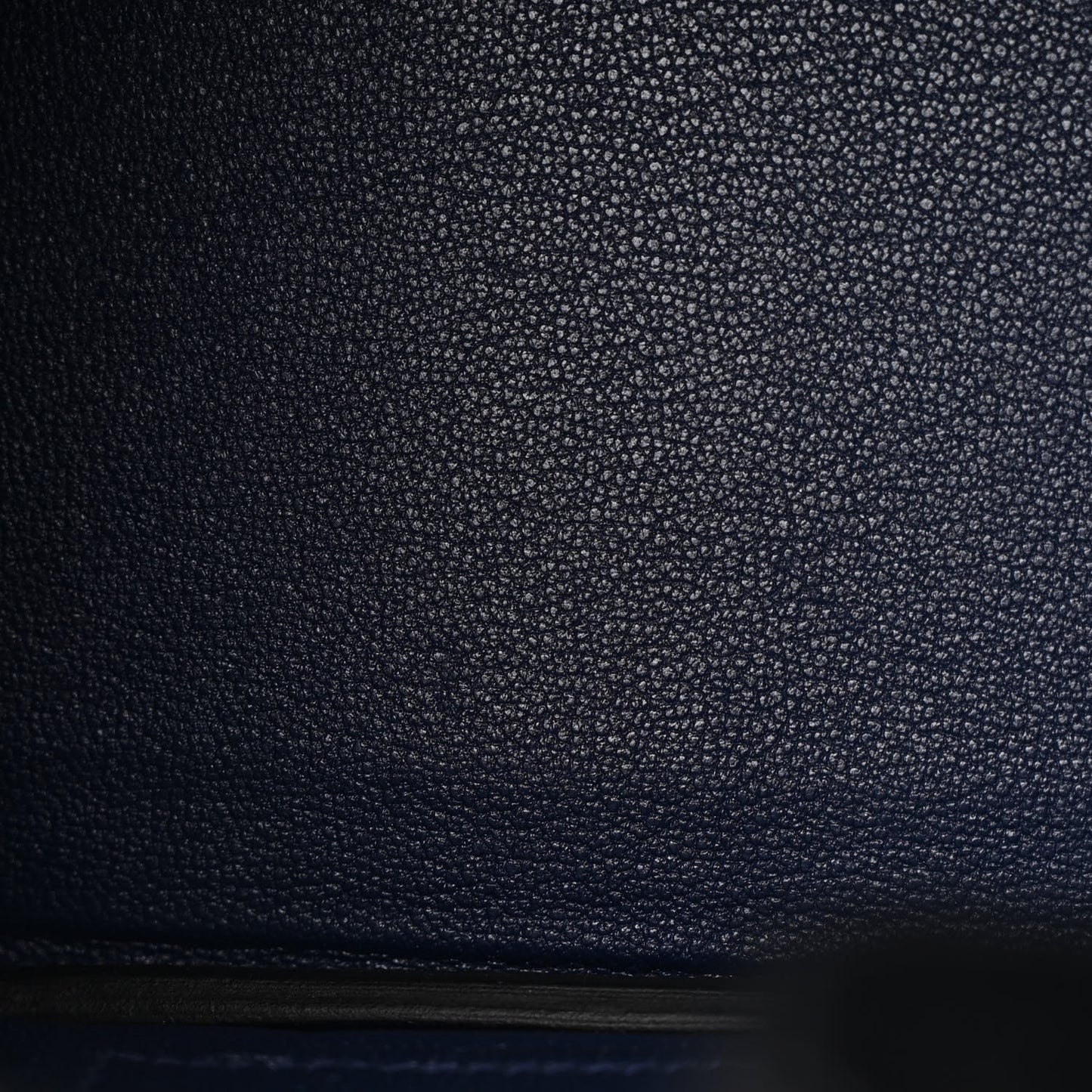 Ostrich Bi-Color Birkin 25 Bleu Iris Black