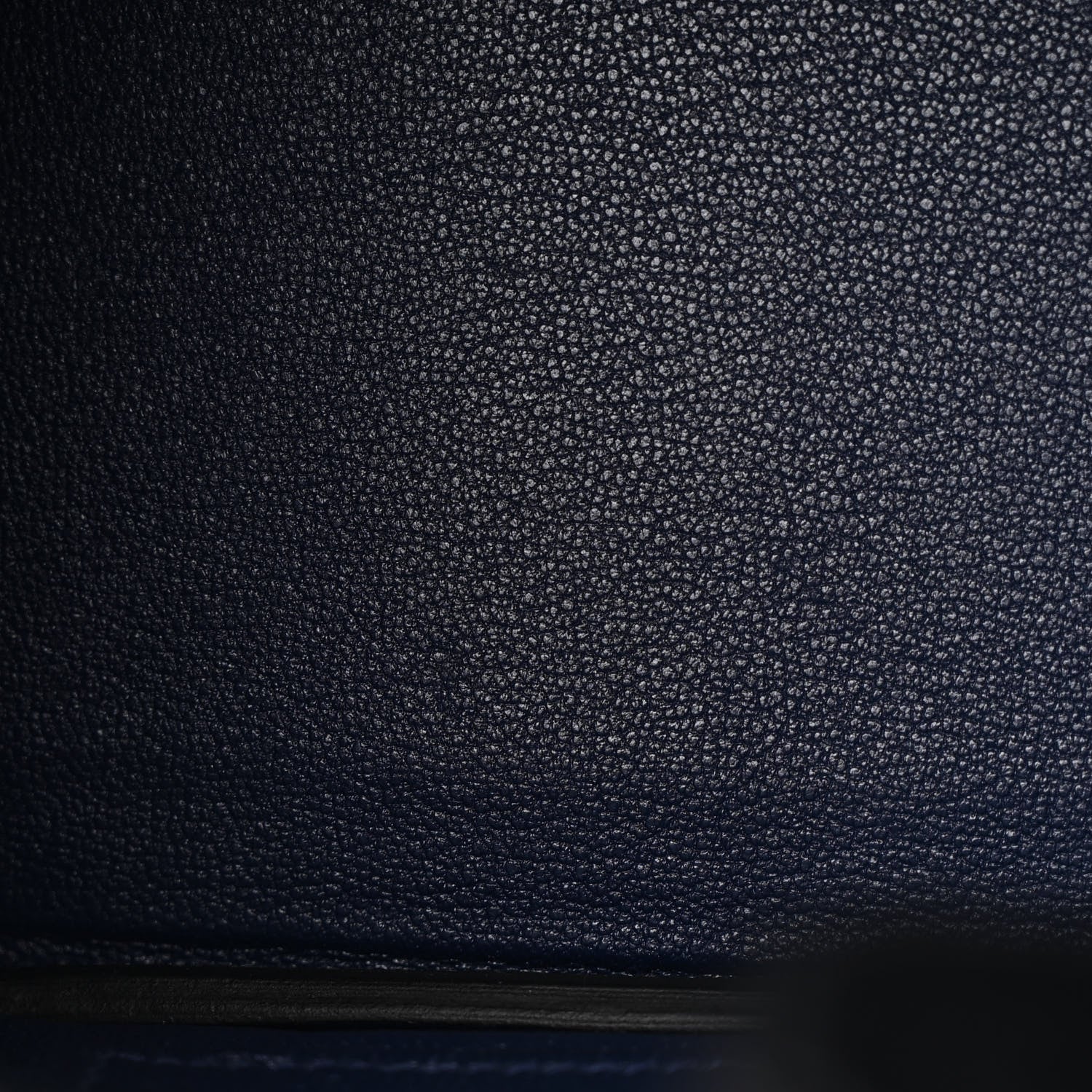 Hermes Ostrich Bi-Color Birkin 25 Bleu Iris Black 12 of 12