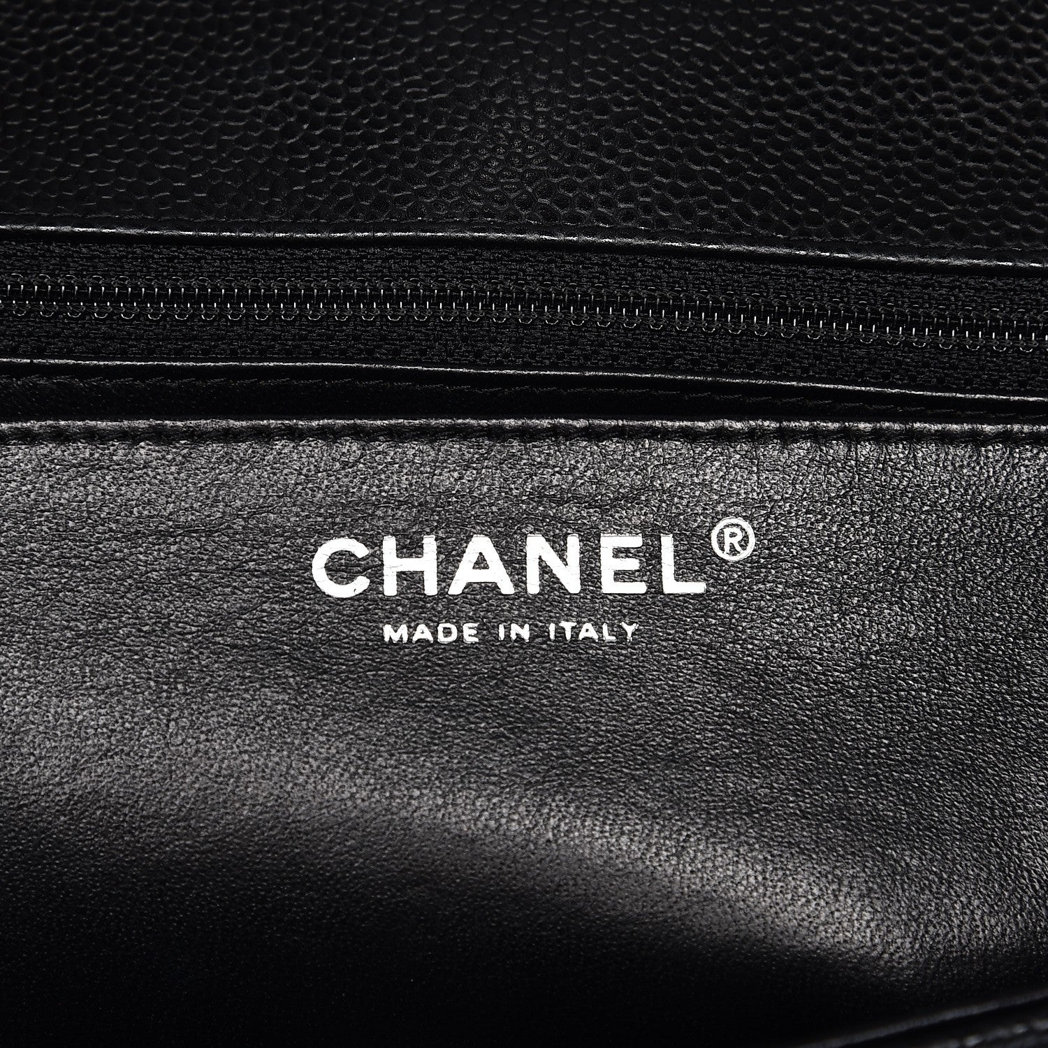 Chanel Caviar Quilted Jumbo Single Flap Black 6 of 11