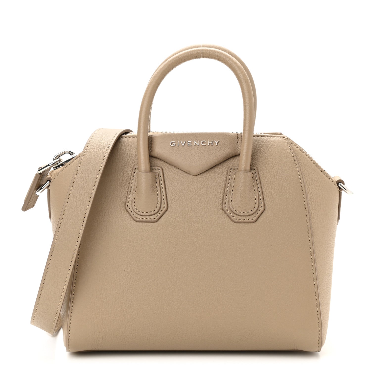 Givenchy Sugar Goatskin Small Antigona Light Beige 1 of 8