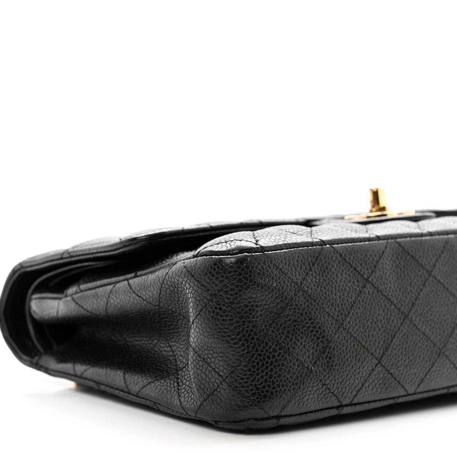 Chanel Caviar Quilted Medium Double Flap Black 9 of 11