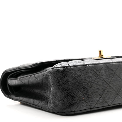 Chanel Caviar Quilted Medium Double Flap Black 9 of 11