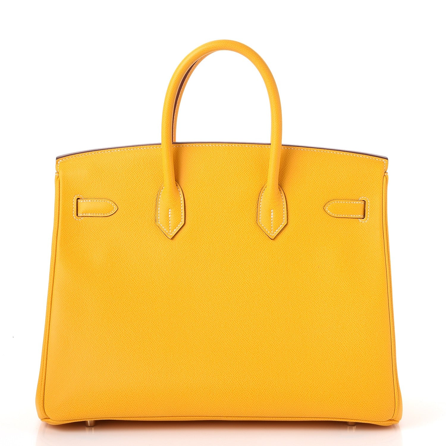 Hermes Epsom Horseshoe Birkin 35 Jaune 5 of 44