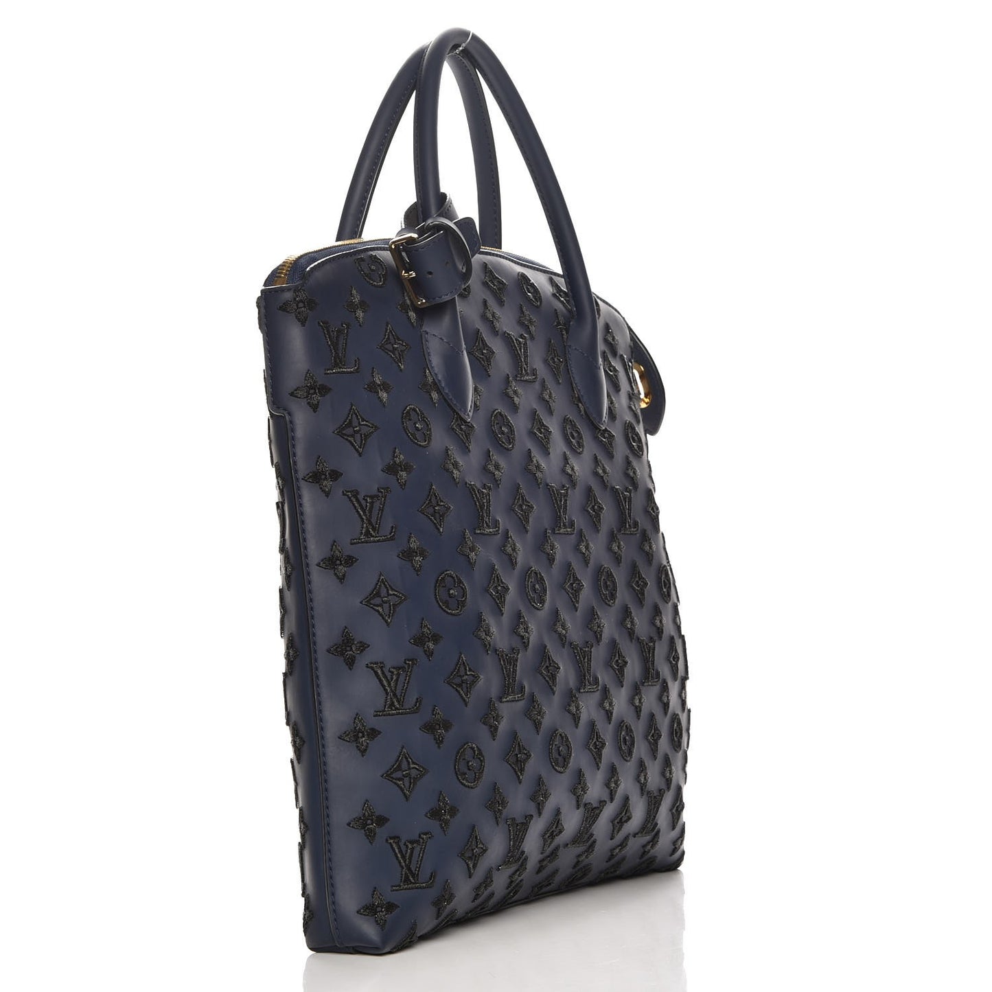 Monogram Addiction Vertical Lockit MM Blue