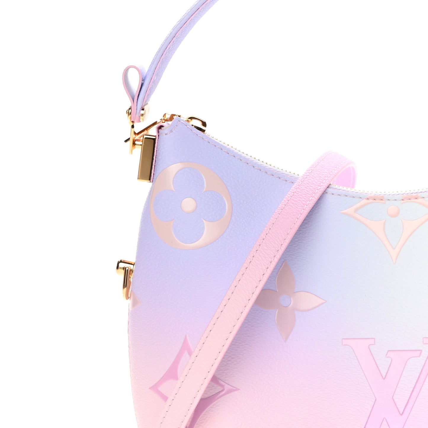 Monogram Giant Spring In The City Marshmallow Hobo PM Sunrise Pastel