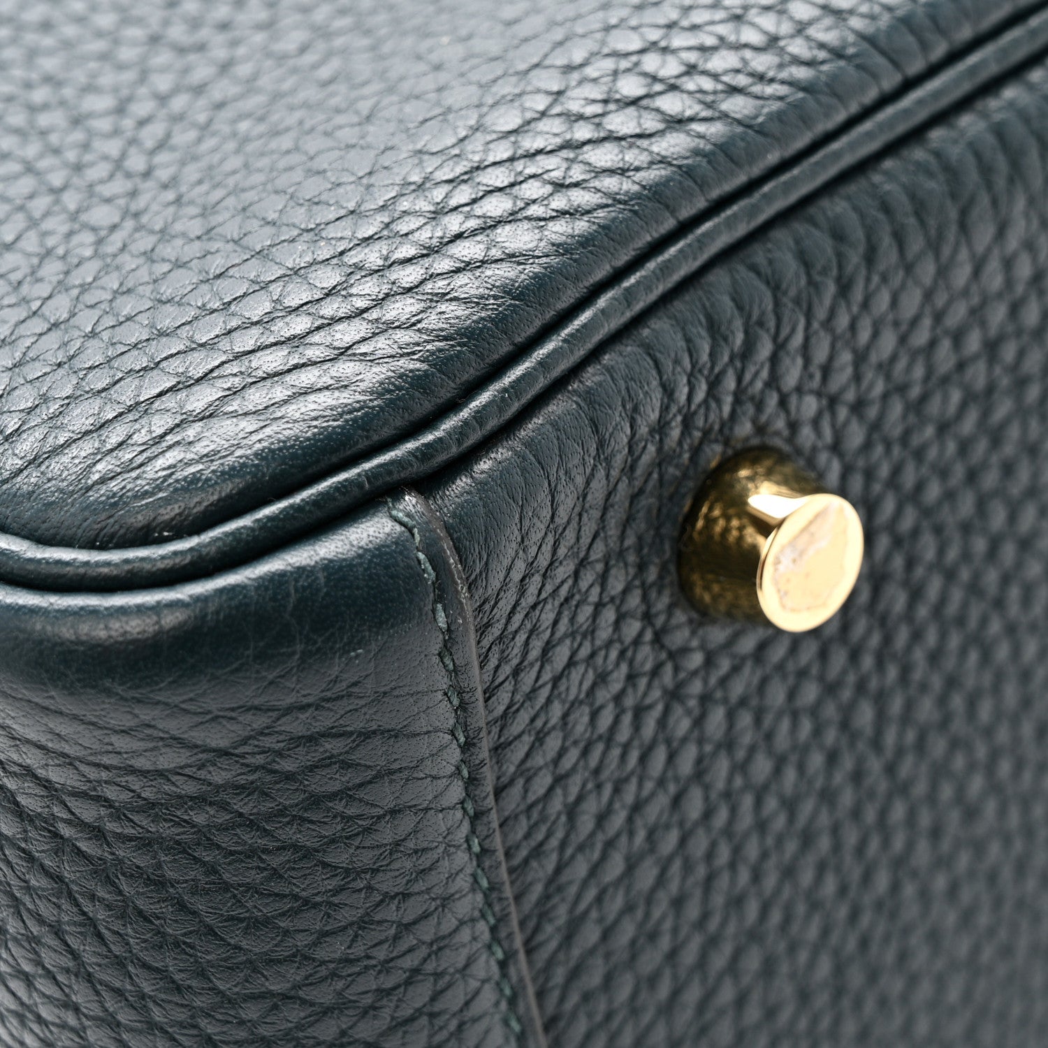 Hermes Taurillon Clemence Lindy 30 Vert Cypress 13 of 13