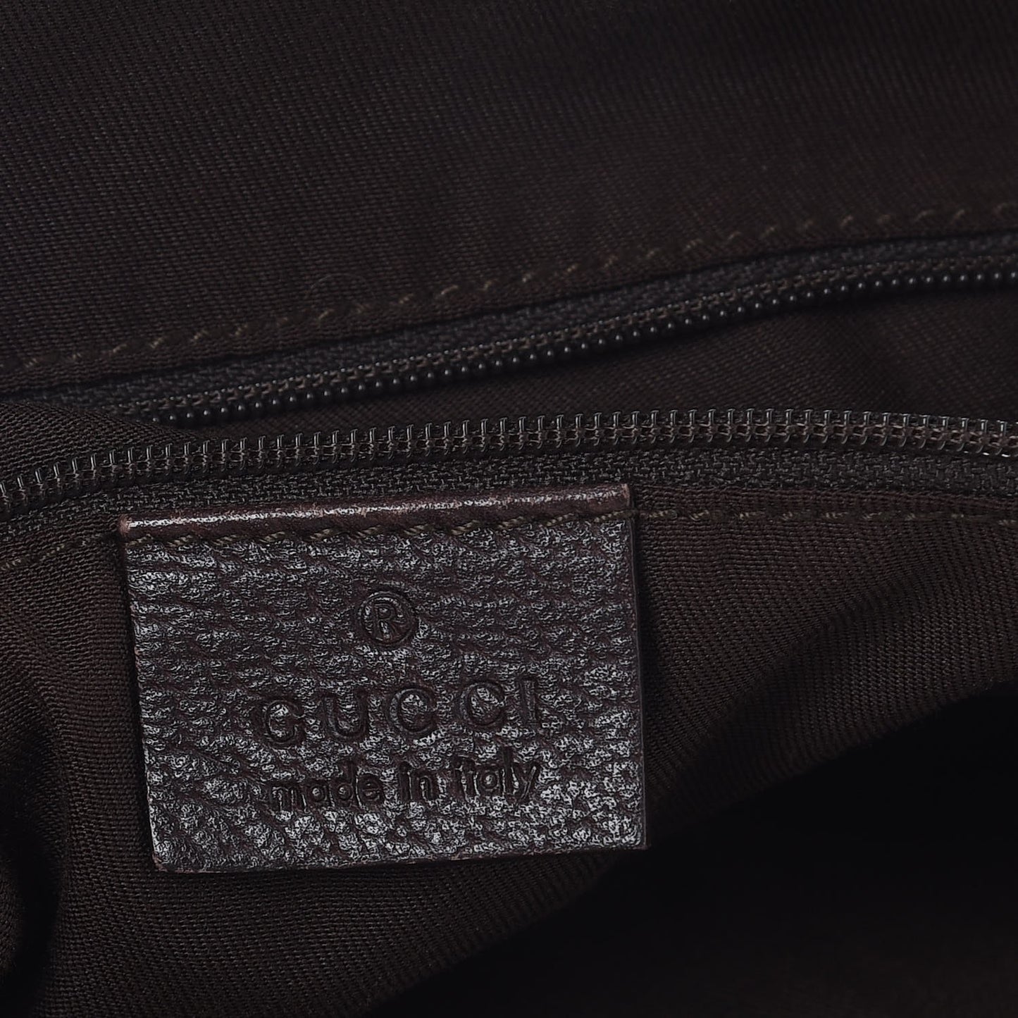 Monogram Medium Abbey Shoulder Bag Dark Brown
