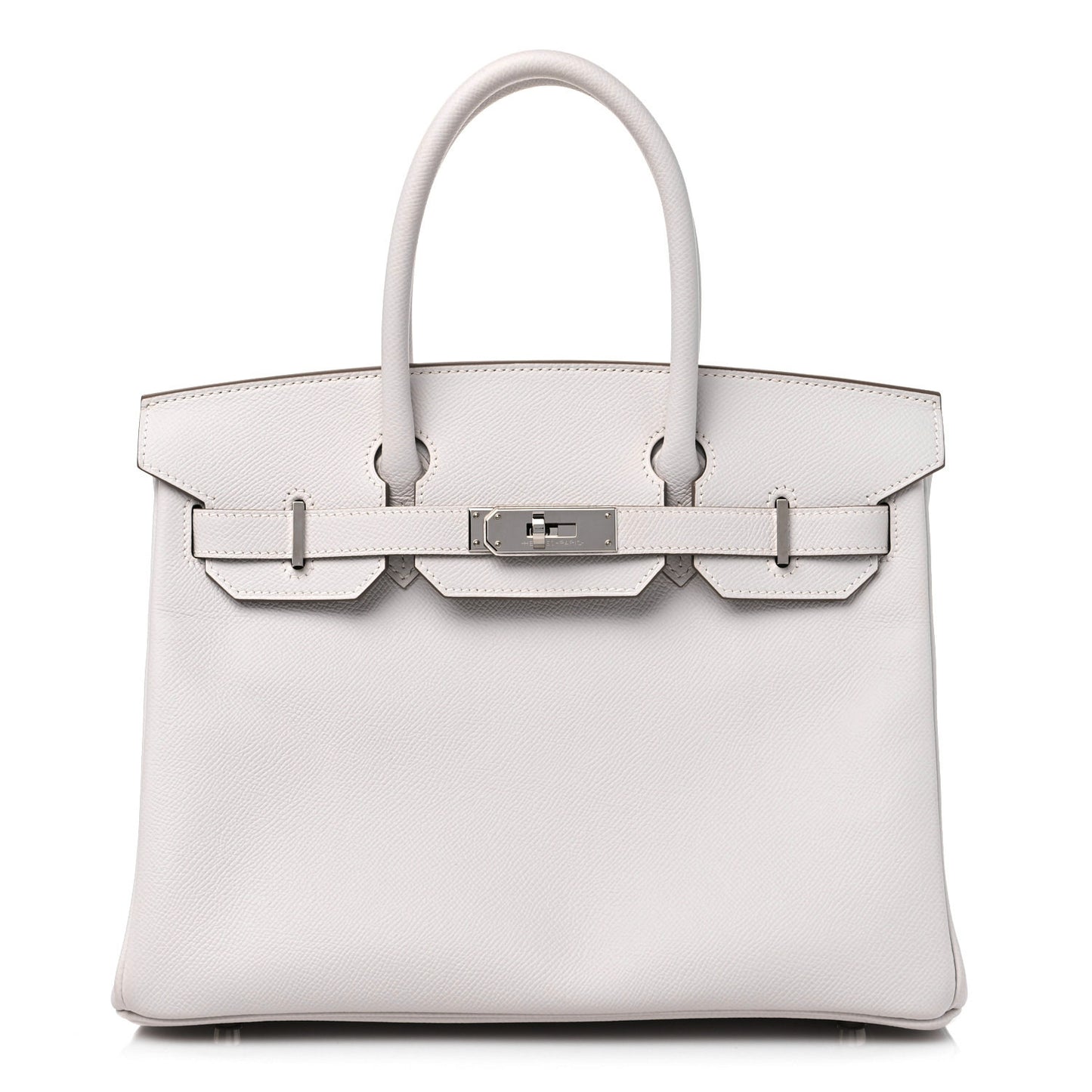 Epsom Birkin 30 Gris Pale