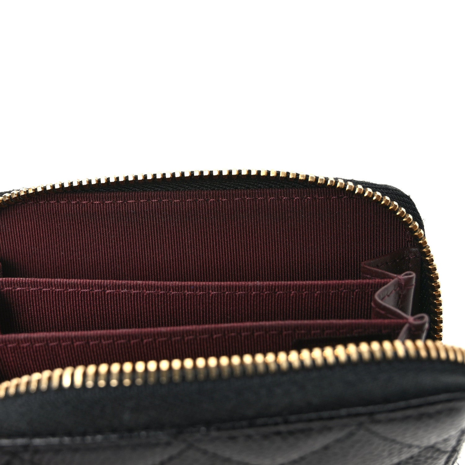 Chanel Caviar Quilted Classic Zipped Coin Purse Black 7 of 9