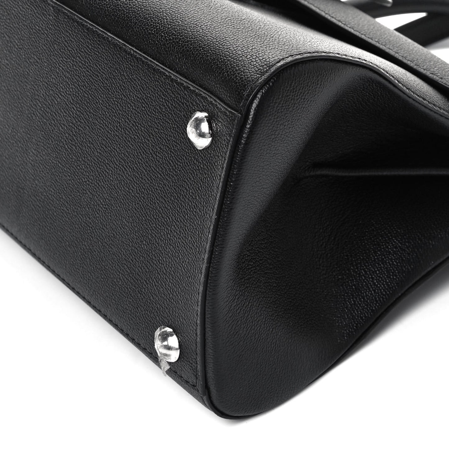 Calfskin Mini Brillant East West Satchel Black