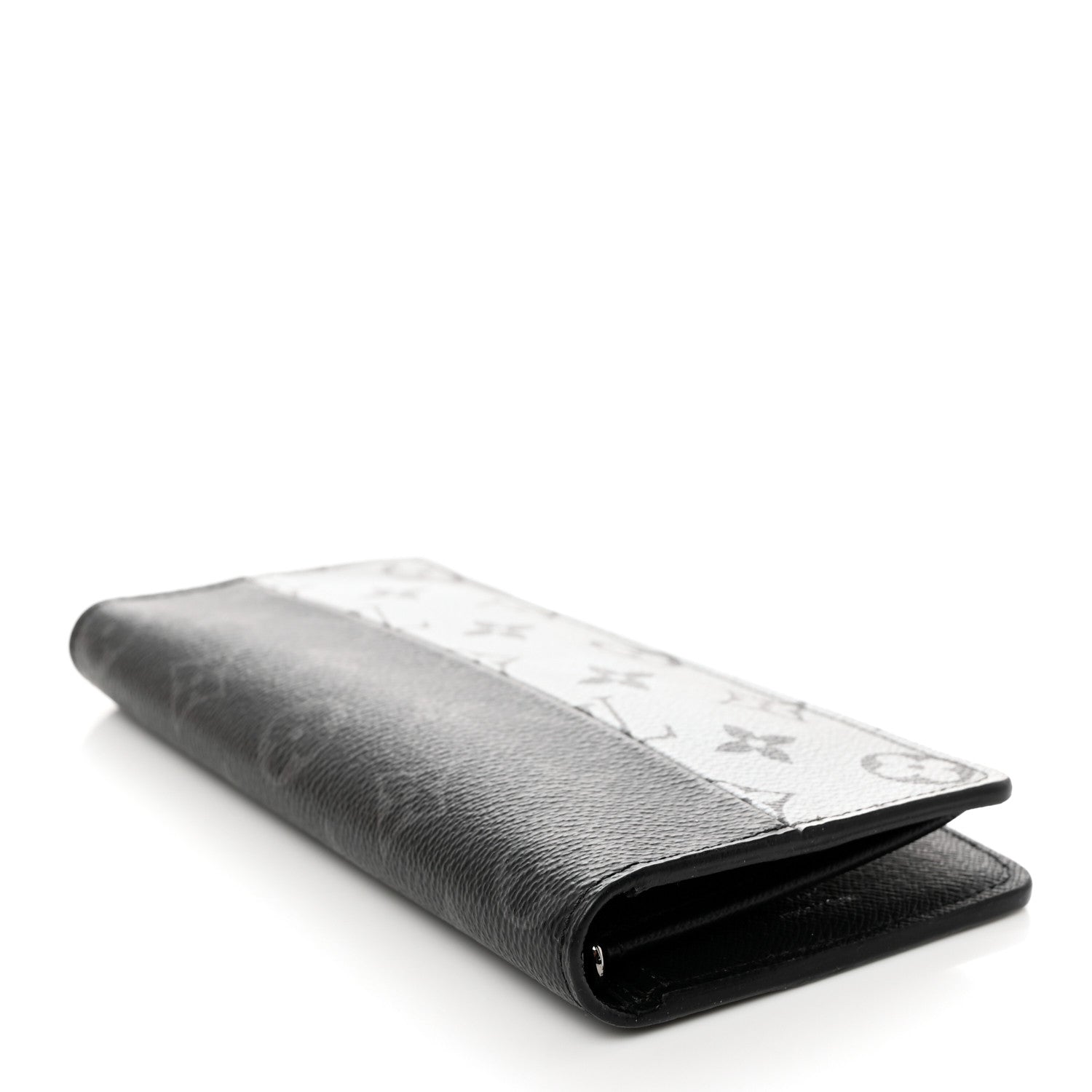 Louis Vuitton Monogram Eclipse Split Brazza Wallet Silver 4 of 7