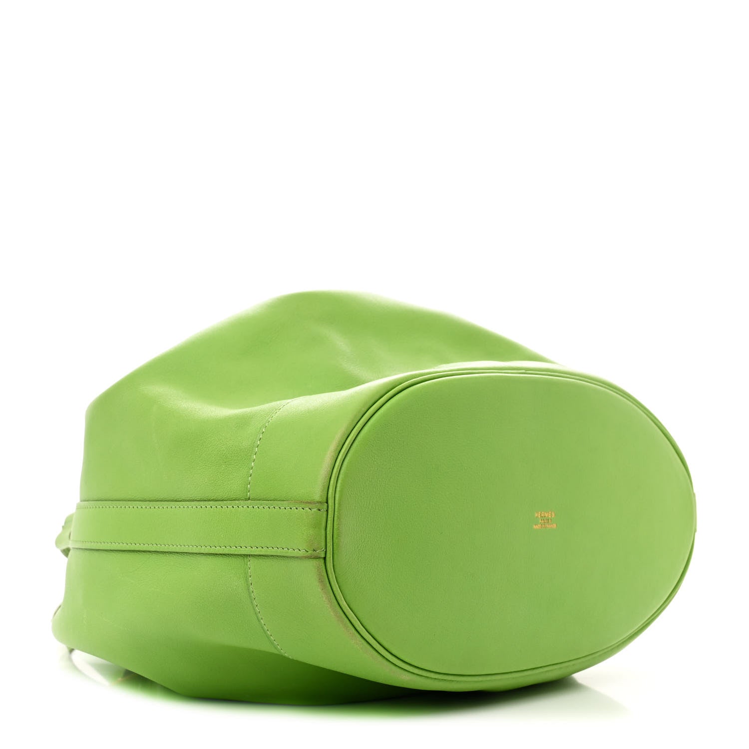 Hermes Veau Gulliver Market Drawstring Bag 28 Granny 4 of 16