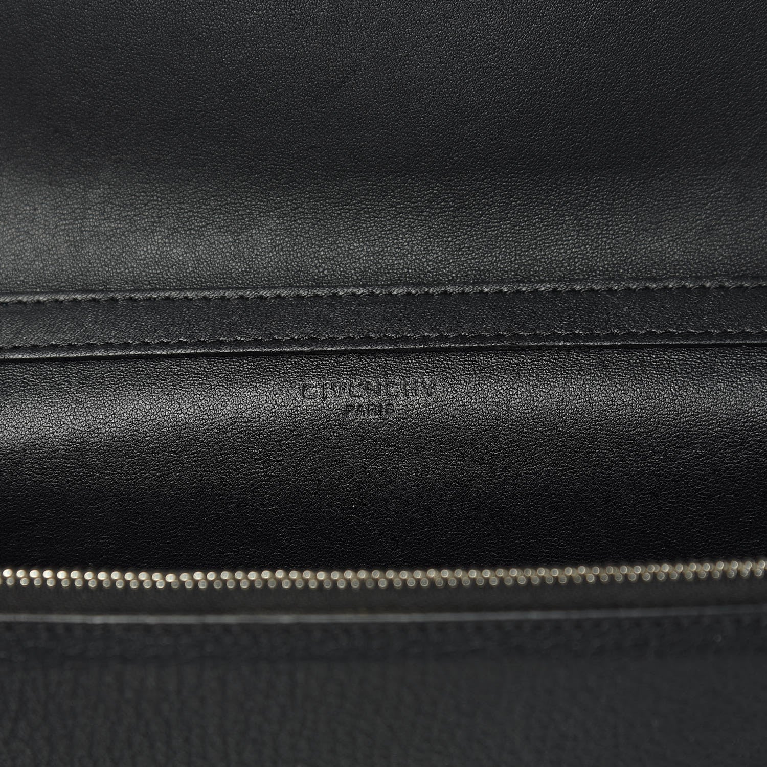 Givenchy Sugar Goatskin Pandora Chain Wallet Black 6 of 14