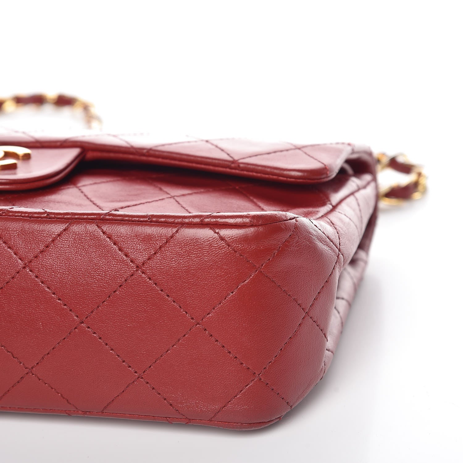 Chanel Lambskin Quilted Small Double Flap Red 13 of 13